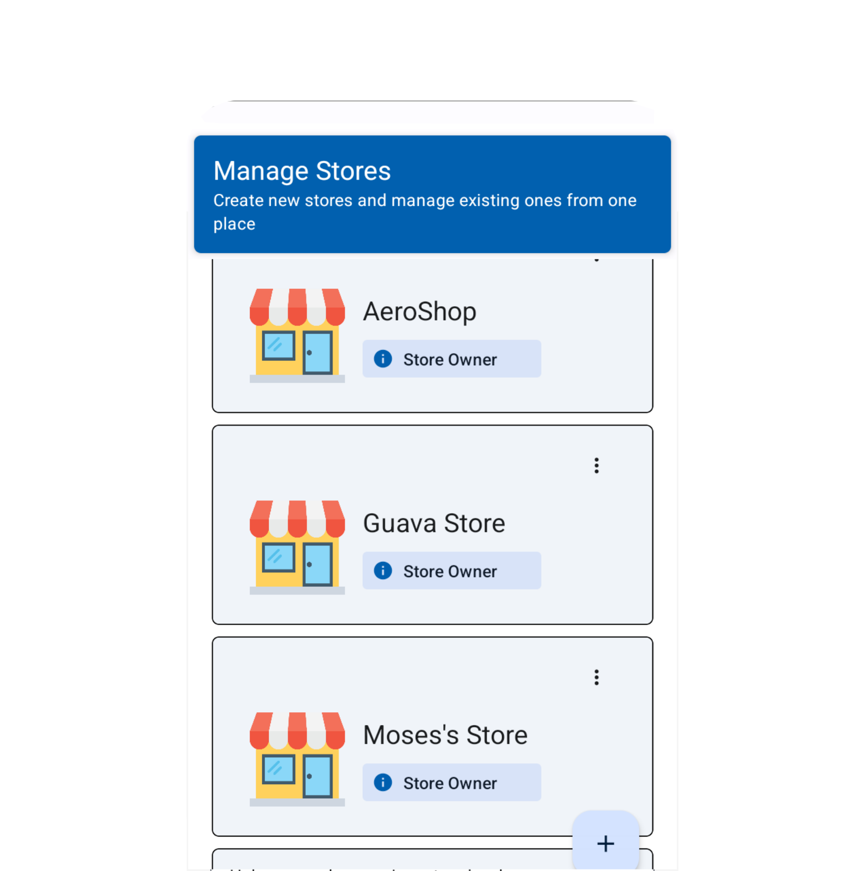 App screen